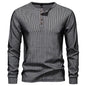 Casual Fashion Long Sleeve Men's Slim Fit Sports T-shirt