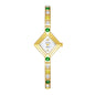 Light Luxury Temperament Gradient Diamond Anique Pocket Watch Spring Green Women's Watch