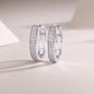 Firefly Light - Moissanite S925 Sterling Silver Earrings With Platinum-plated Stud Earrings, Fashionable, Trendy And Affordable Diamond Jewelry