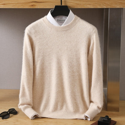 Thermal Head Cover Knit A Sweater Autumn And Winter Round Neck