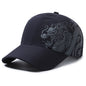 Hat Men's Chinese Style Printed Dragon Baseball Cap Polyester