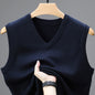 Wool Men's V-neck Middle-aged And Young Vest
