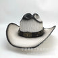 Retro Cowboy Hat Cow Head Belt Decoration