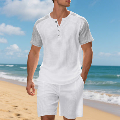 Amazon Plus Size American Short Sleeve Suit