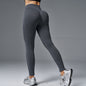 Peach Hip Tight Mid Waist Yoga Pants Hip Lifting Running Fitness