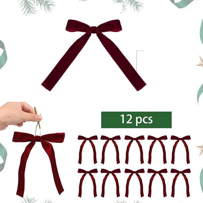 Velvet Christmas Tree Pendant Fabric Door Hanging Christmas Tree Decorations