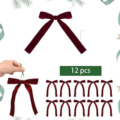 Velvet Christmas Tree Pendant Fabric Door Hanging Christmas Tree Decorations