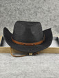Big Head Circumference Cowboy Hat Summer Sunshade