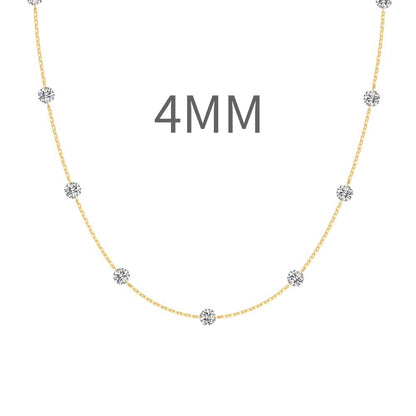 S925 Sterling Silver Necklace For Women XINGX Exquisite Embellishment Design