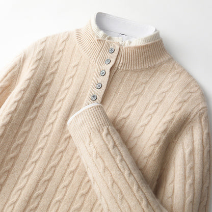 Thick Sweater Men's Idle Style Pullover