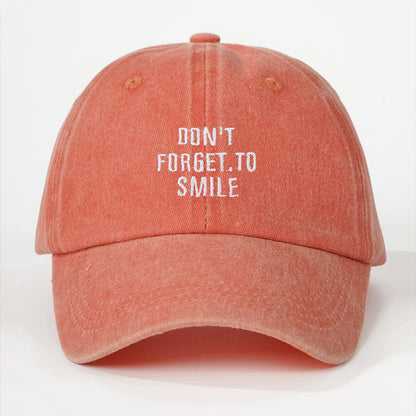 Washed Baseball For Men And Women Sun-poof Peaked Cap