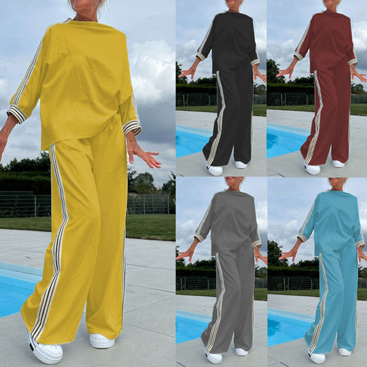 Casual Top Loose Trousers Sports Suit