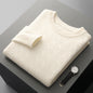 Men's Double-strand Thickened Jacquard Knitted Sweater Casual Business Warm