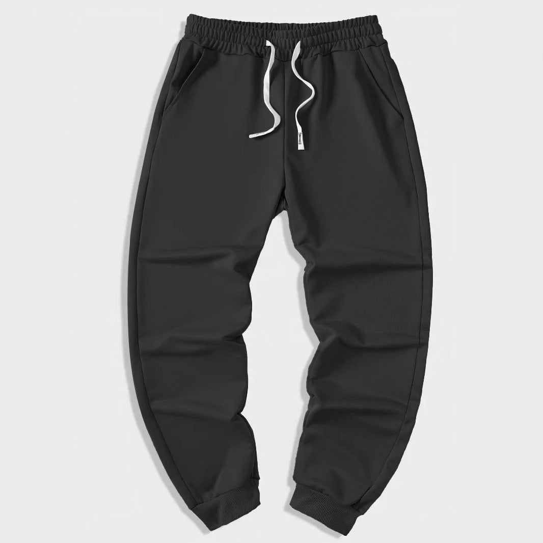 Women's Pure Color Tied Sports Trousers
