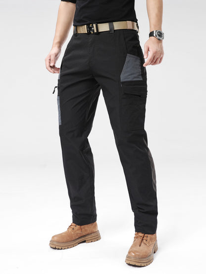 Men's Outdoor Loose Casual Pants Overalls Windproof Waterproof