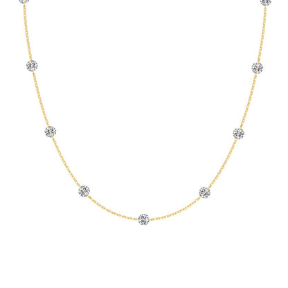 S925 Sterling Silver Necklace For Women XINGX Exquisite Embellishment Design