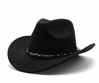 Curved Edge Western Cowboy Hat Men And Women