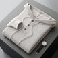 Men's American-style Warm High-grade Button Hoodie Sweater
