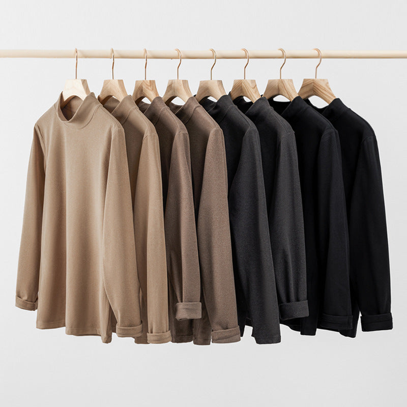 Autumn And Winter Pullover Stand Collar Boys Undershirt