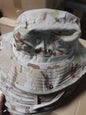 Camouflage Boonie Hat Round Edge Sun-proof Bucket Hat