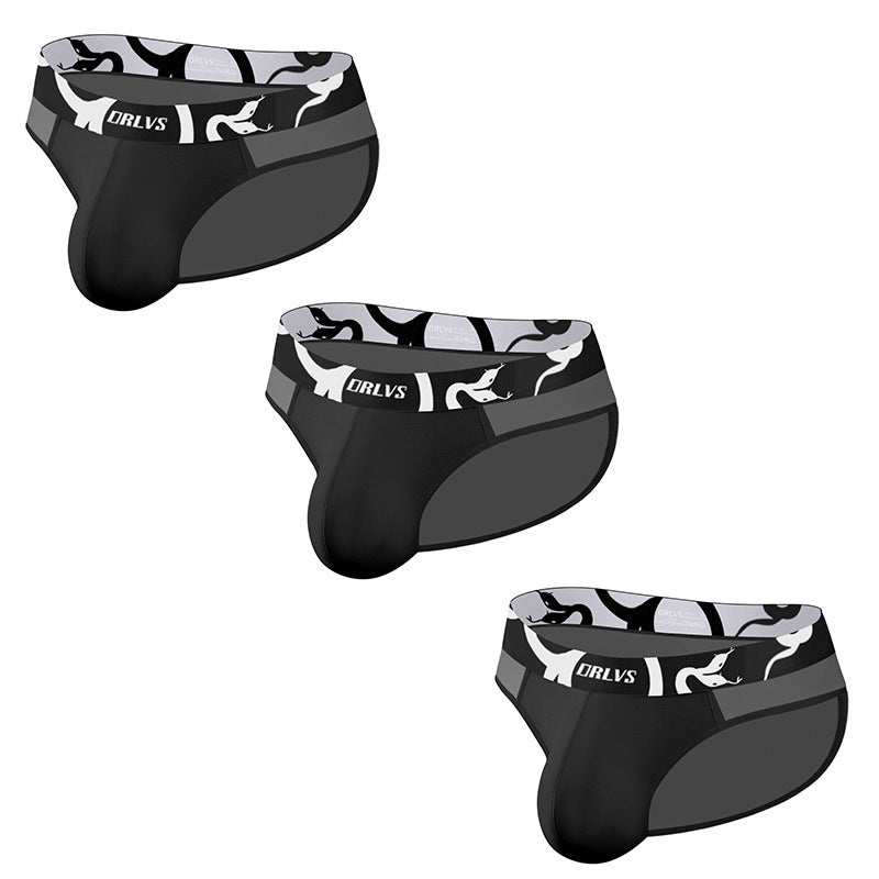 Sports Breathable Cotton Solid Color Fashion Fitness Trendy Boxers