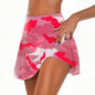 Solid Color False Two-piece Leggings Shorts