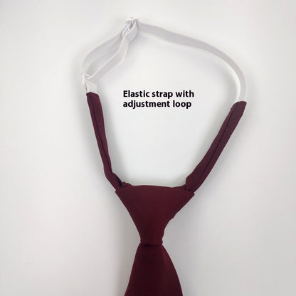 Solid Color Navy Blue Tie Men's Tie