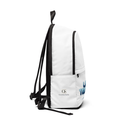 Backpack — "Life Testing" Graphic Fabric Backpack