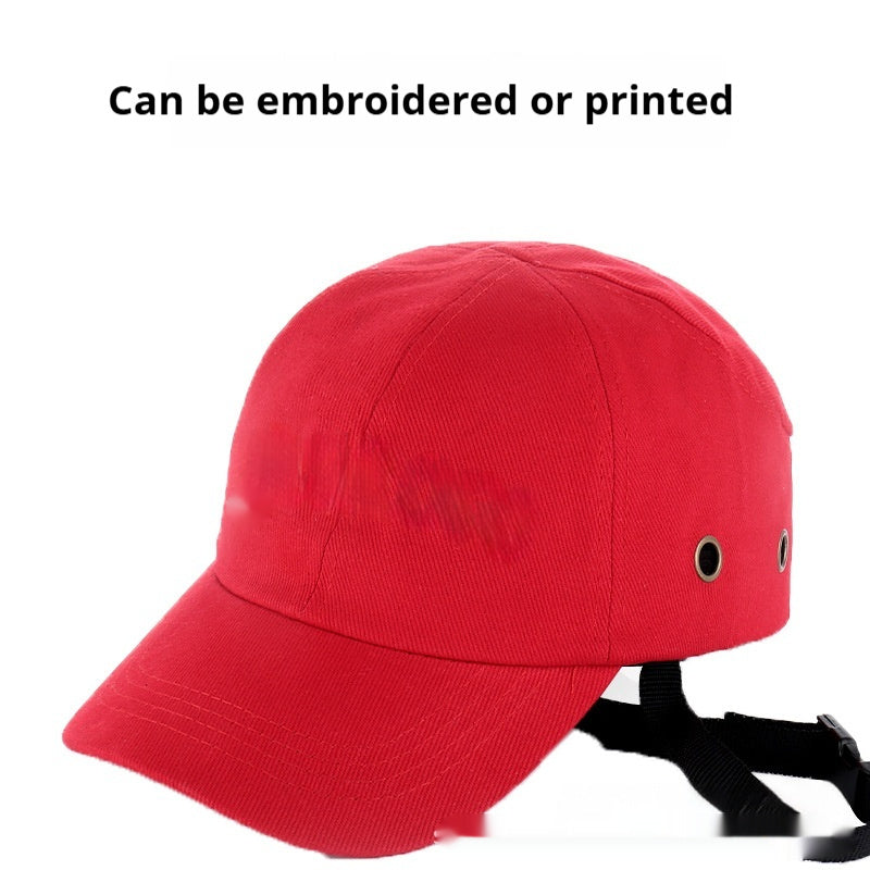 Factory Workshop Lightweight Anti-collision Breathable Baseball Cap