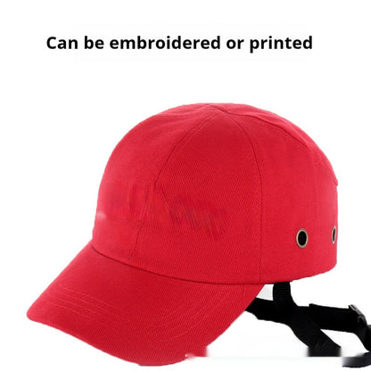 Factory Workshop Lightweight Anti-collision Breathable Baseball Cap
