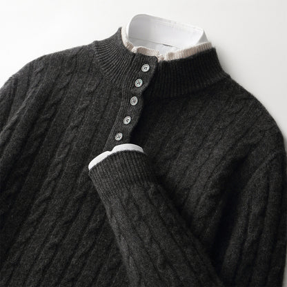 Thick Sweater Men's Idle Style Pullover