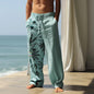 Men's Casual Beach Wide Leg Pants