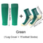 Sports Soccer Socks Knee Pad Mid-calf Glue Dispensing Non-slip
