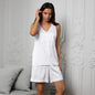 Casual And Comfortable Women's Sleeveless Tank Top Shorts Pajamas Two-piece Set