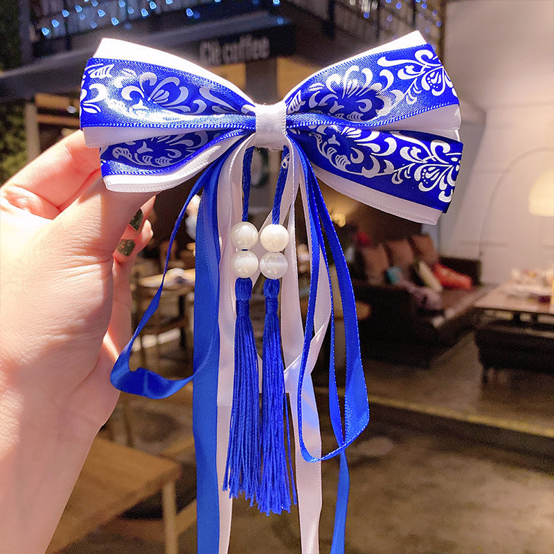 Girl costume fringe stepping Chinese style hairpin