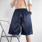 American Ice Silk Cargo Shorts Men's Summer Loose Casual Quick-drying
