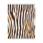 Tiger Stripe Minky Blanket — Soft Animal Print Throw for Bedroom & Living Room