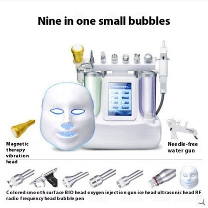 Beauty Instrument Cleaner Face Oxygen Injection Skin Spray Beauty Salon Mesotherapy Color Light Mask Beauty Instrument