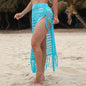 Beach Cover-up Mesh Half-length Hollow Beach Skirt