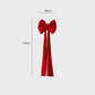Christmas Decoration Velvet Large Bow Decoration