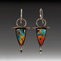 Retro Geometric Enamel Personalized Earrings