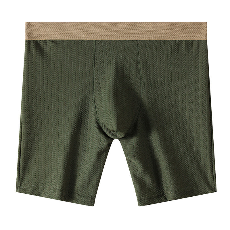 Men's Underwear High Elastic Breathability Lightweight Summer Nylon Jacquard