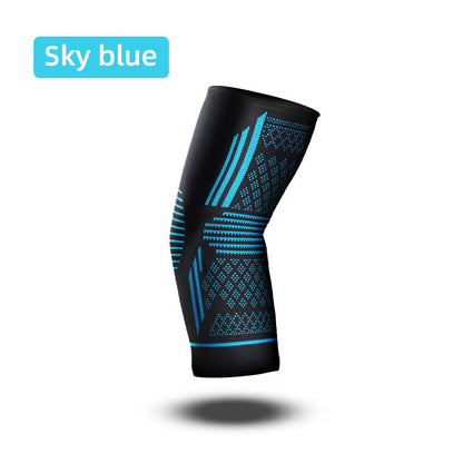 Sports Elbow Guard Four-sided Elastic Compression Knit Breathable Nylon Elbow Pads