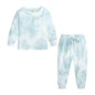 New Tie-Dye Printed Parent-Child Fashion Two-Piece Suit