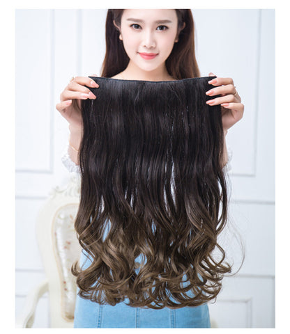 Big wave one piece wig hair piece