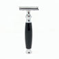 Factory Direct Sale Manual Black Resin Handle Men's Manual Shavers
