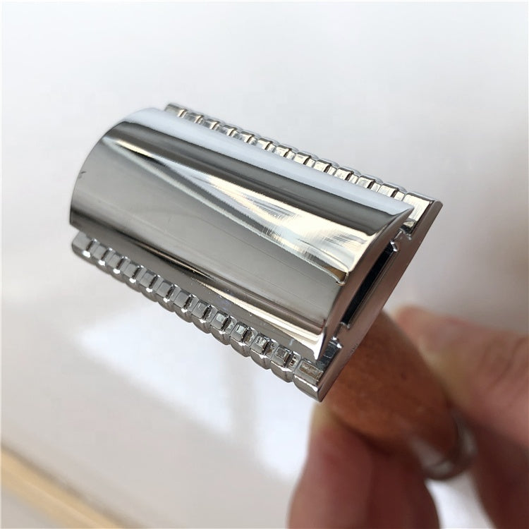 Factory Direct Sale Manual Black Resin Handle Men's Manual Shavers