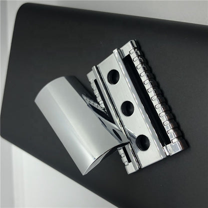 Factory Direct Sale Manual Black Resin Handle Men's Manual Shavers