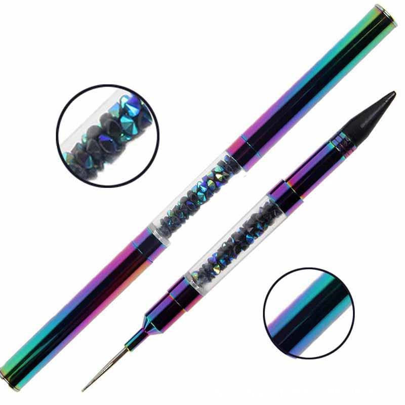 Point Drilling Crayon Double-Headed Dual-Purpose Pen, Drilling And Sticking Diamond Jewelry