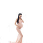 Pregnant Women Photo Shoot Wedding Dress Sleeveless Low-Cut Tail Dress